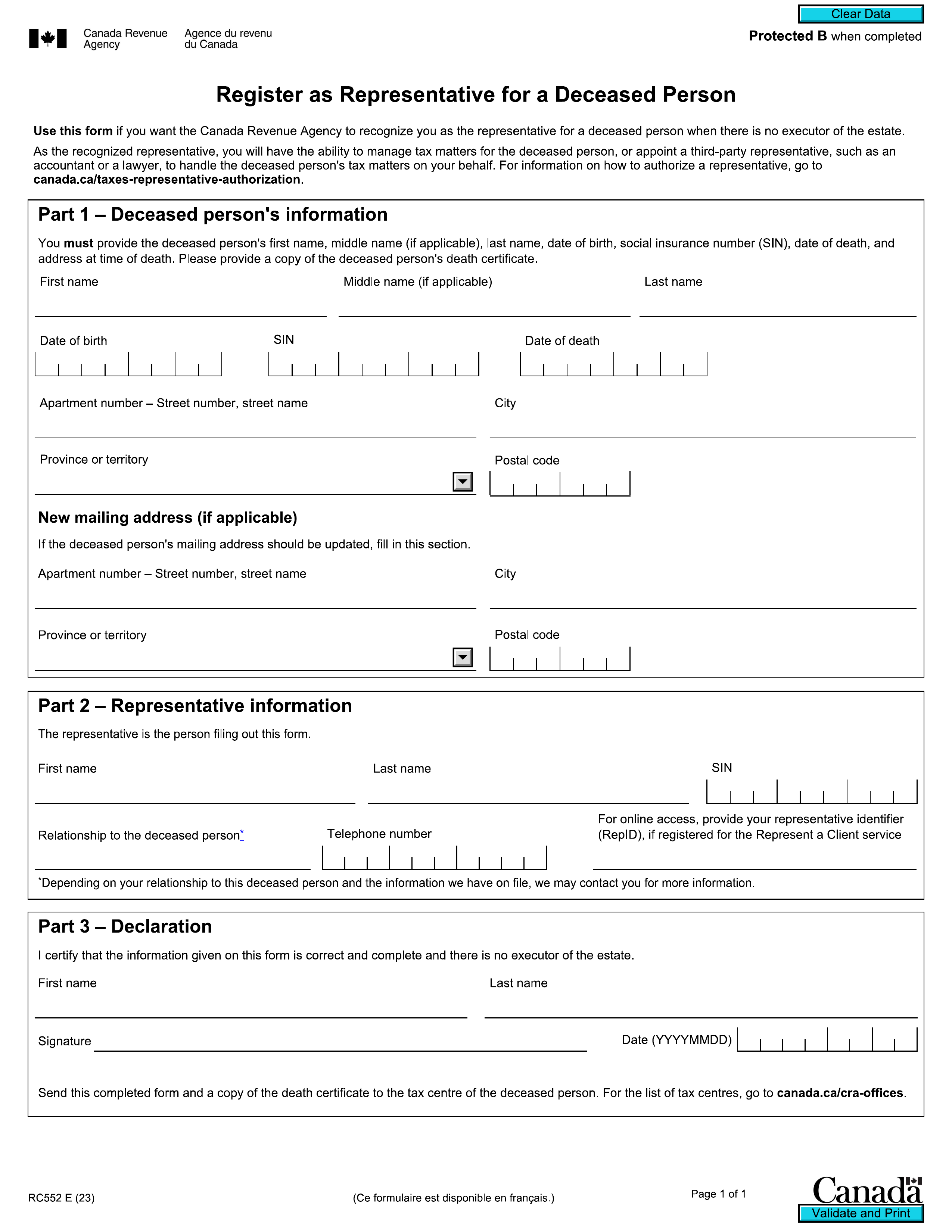 rc552 form