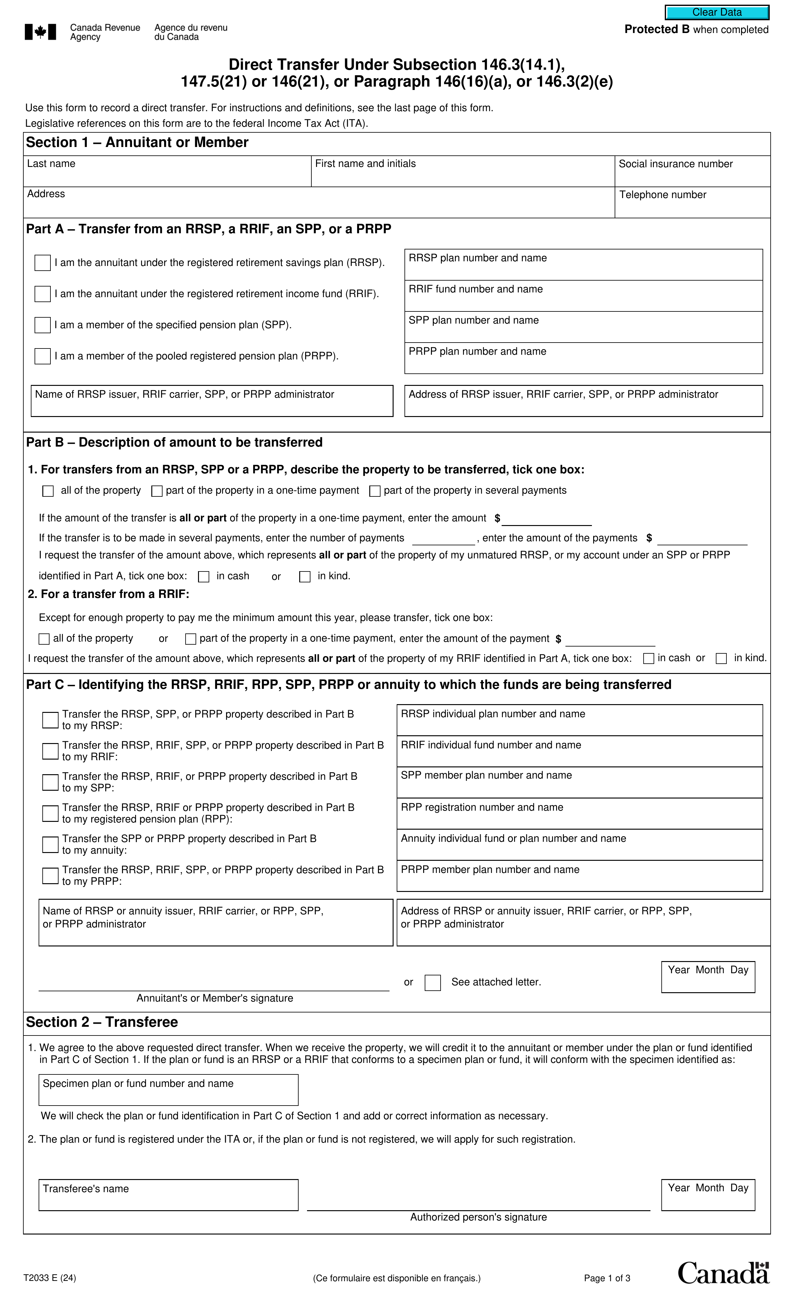 t2033 form