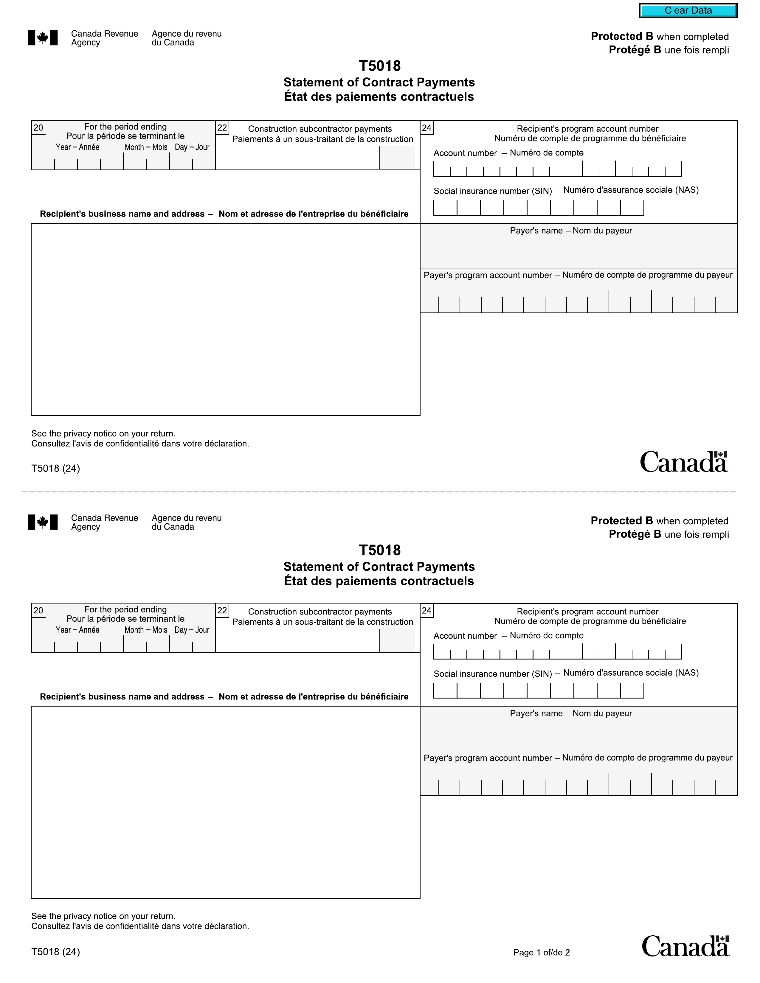 t5018 form