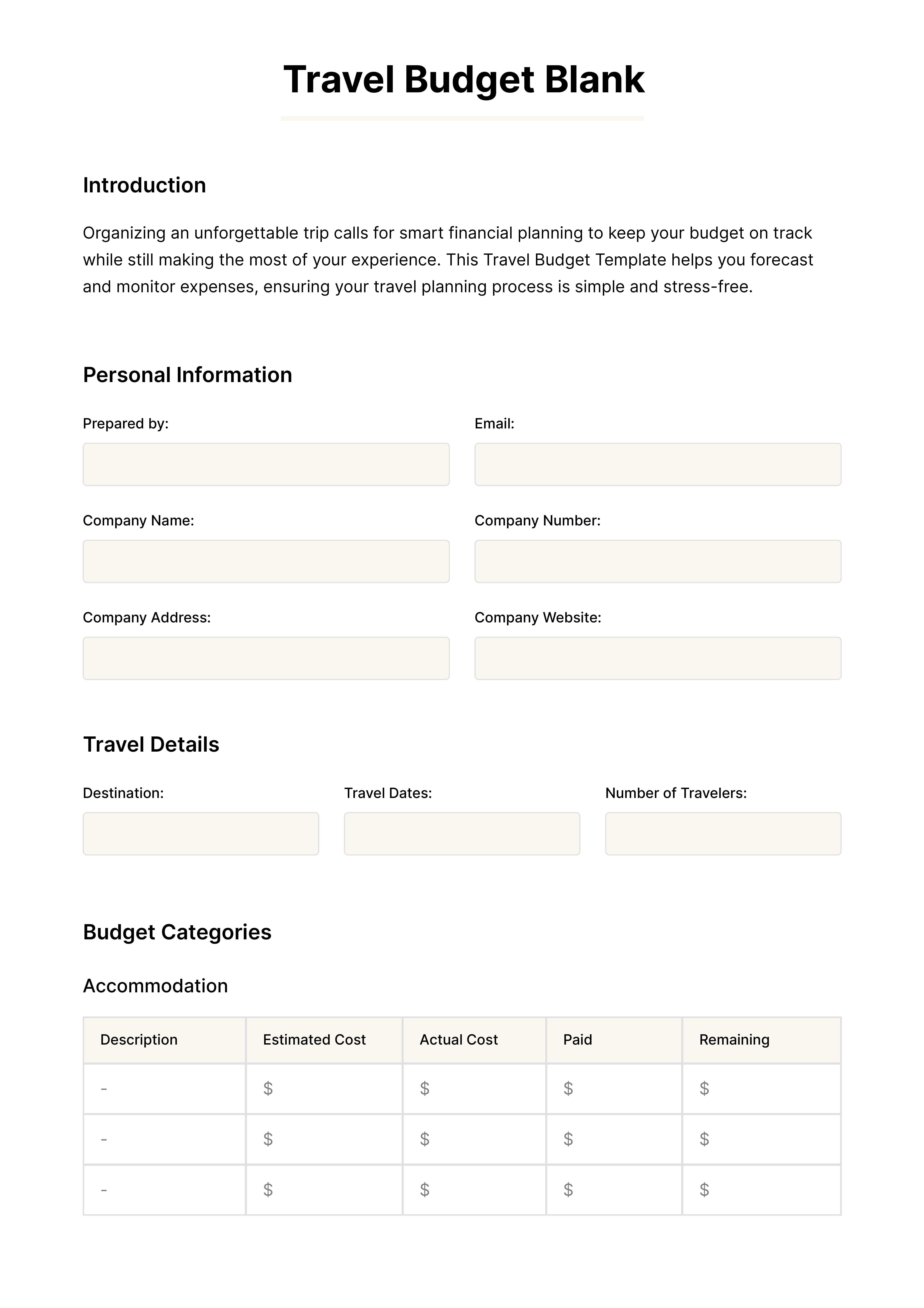 Travel Budget Template | Plan Your Trip with PDF Guru, image size:5167x7309