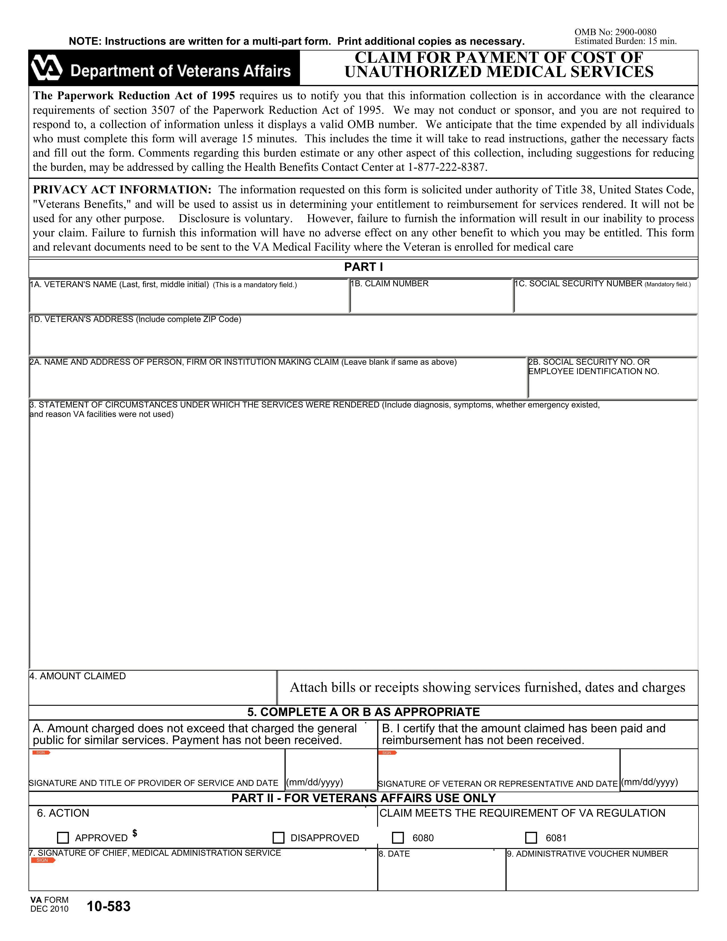 va-10-583 form