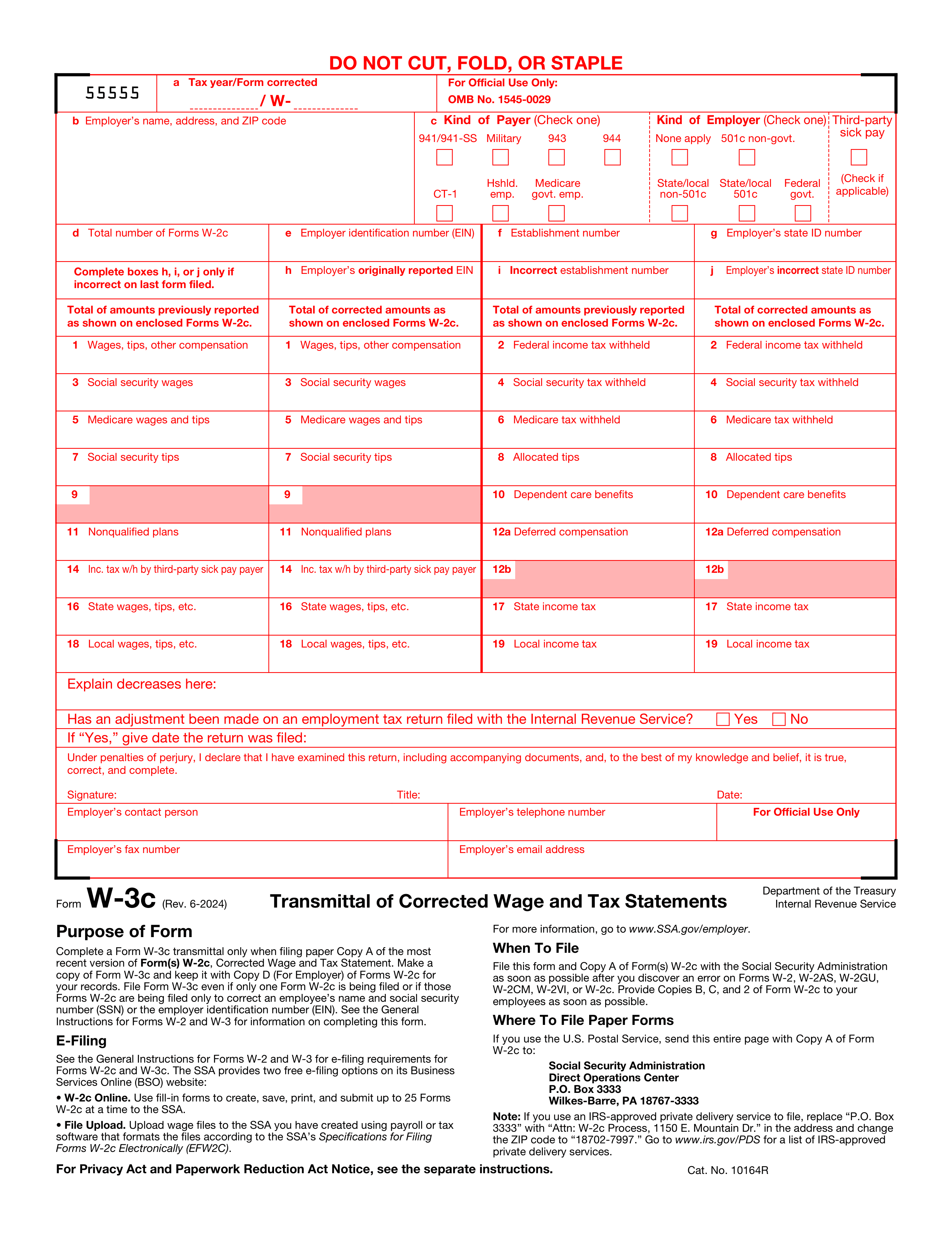 w-3c form